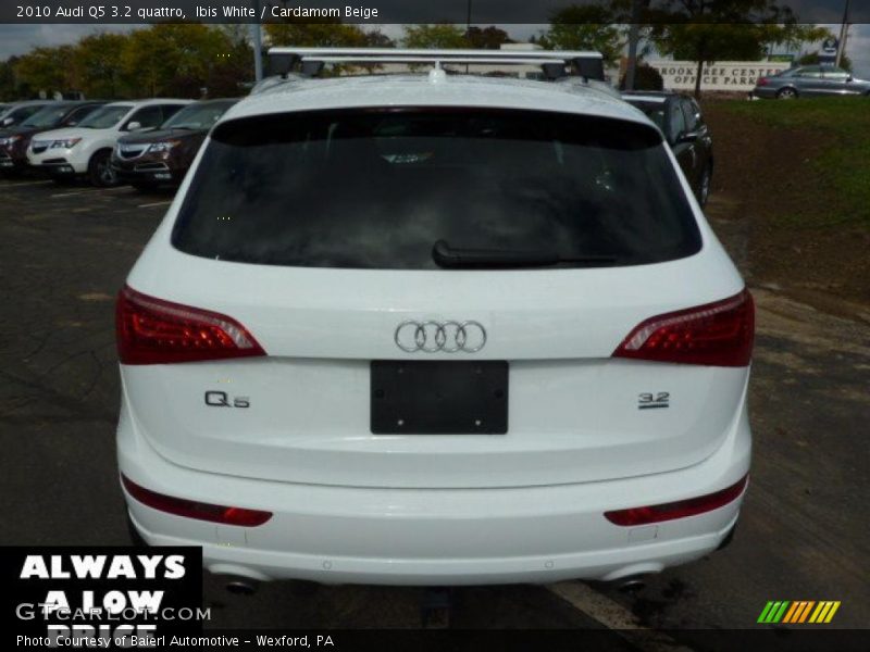 Ibis White / Cardamom Beige 2010 Audi Q5 3.2 quattro