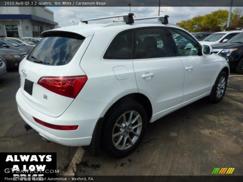Ibis White / Cardamom Beige 2010 Audi Q5 3.2 quattro