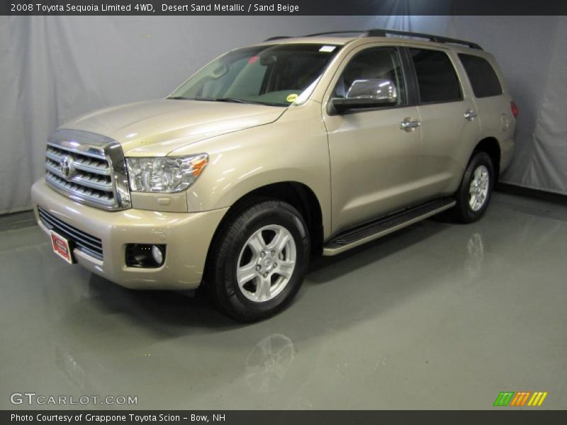 Desert Sand Metallic / Sand Beige 2008 Toyota Sequoia Limited 4WD