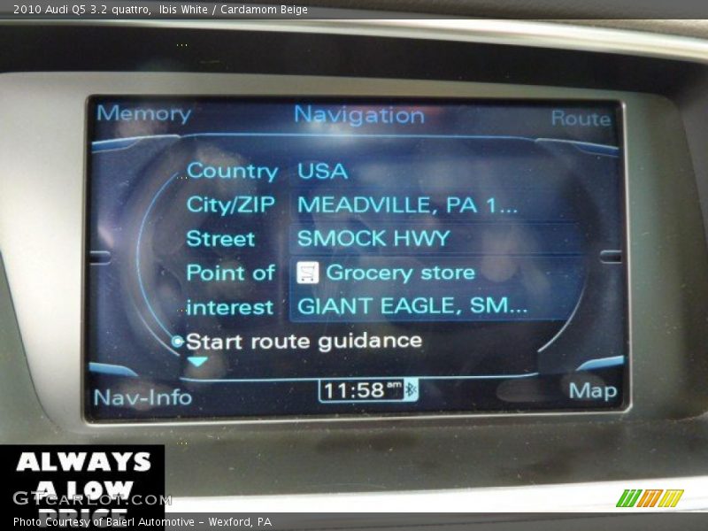 Ibis White / Cardamom Beige 2010 Audi Q5 3.2 quattro