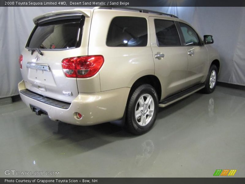 Desert Sand Metallic / Sand Beige 2008 Toyota Sequoia Limited 4WD