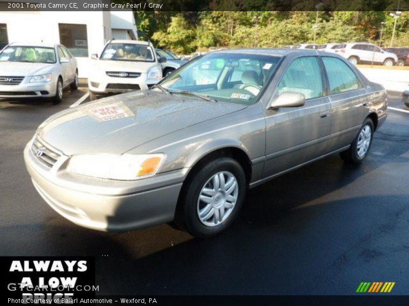 Graphite Gray Pearl / Gray 2001 Toyota Camry CE