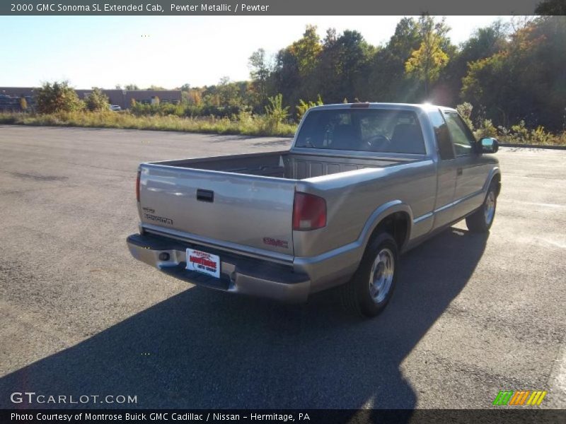 Pewter Metallic / Pewter 2000 GMC Sonoma SL Extended Cab