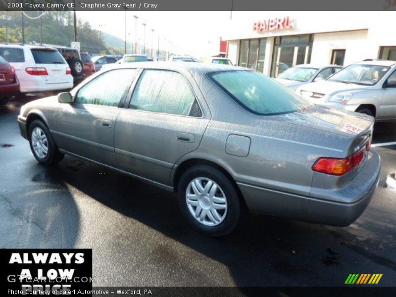 Graphite Gray Pearl / Gray 2001 Toyota Camry CE