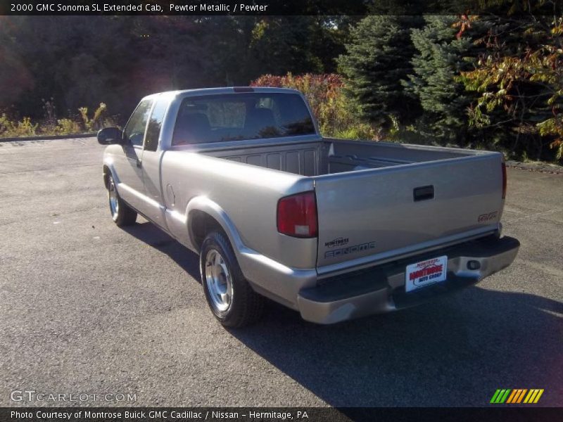 Pewter Metallic / Pewter 2000 GMC Sonoma SL Extended Cab