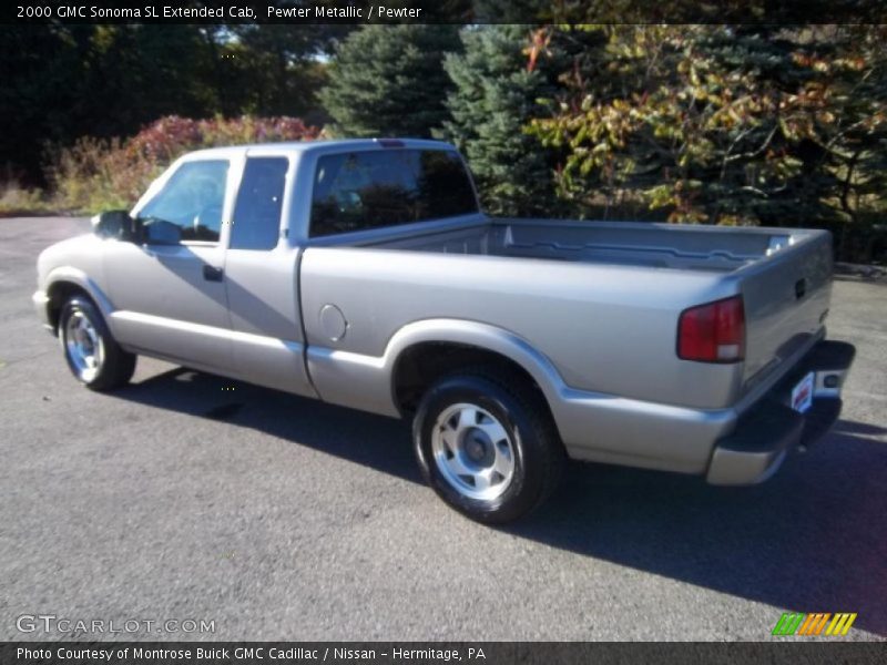 Pewter Metallic / Pewter 2000 GMC Sonoma SL Extended Cab