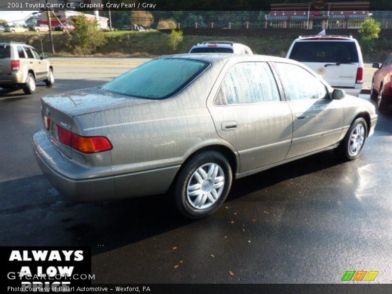 Graphite Gray Pearl / Gray 2001 Toyota Camry CE