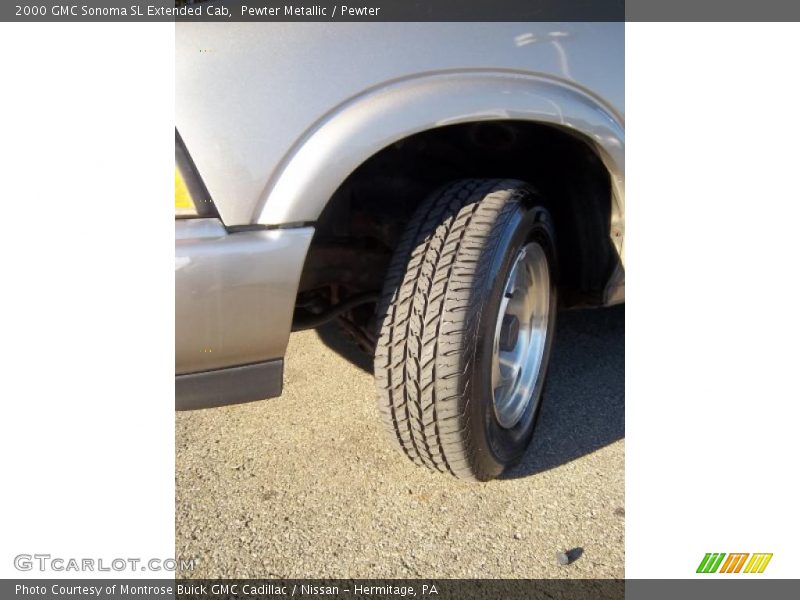 Pewter Metallic / Pewter 2000 GMC Sonoma SL Extended Cab