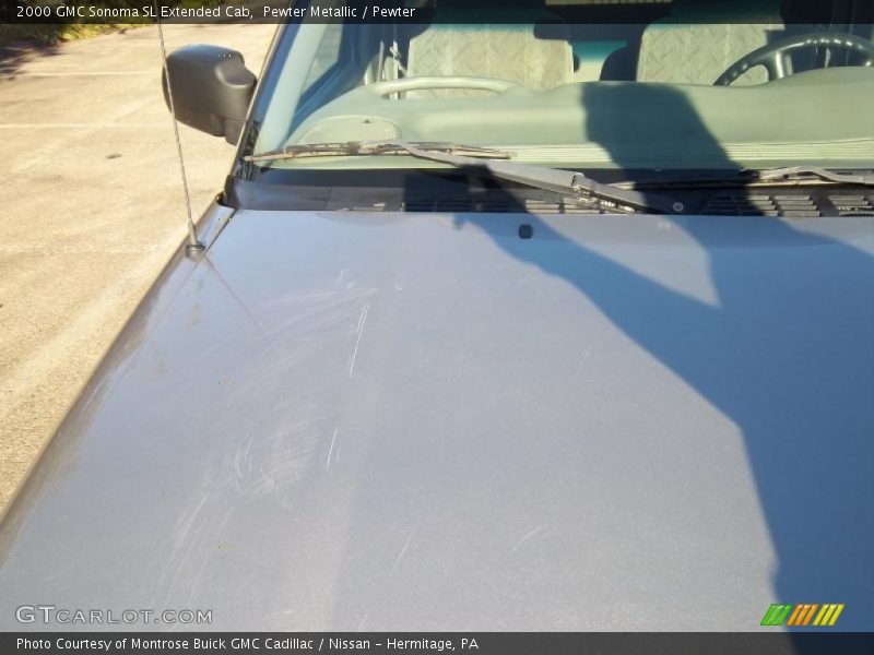 Pewter Metallic / Pewter 2000 GMC Sonoma SL Extended Cab
