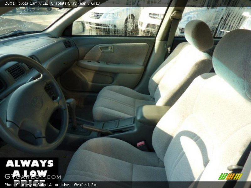 Graphite Gray Pearl / Gray 2001 Toyota Camry CE