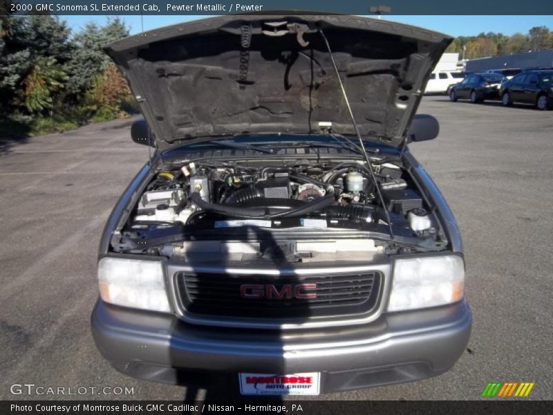 Pewter Metallic / Pewter 2000 GMC Sonoma SL Extended Cab