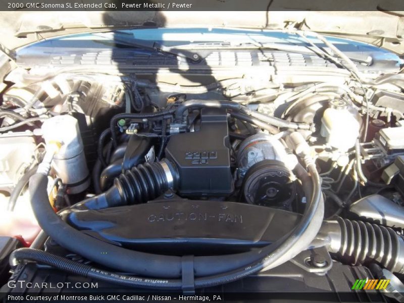 Pewter Metallic / Pewter 2000 GMC Sonoma SL Extended Cab