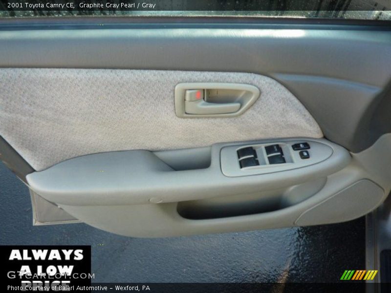 Graphite Gray Pearl / Gray 2001 Toyota Camry CE
