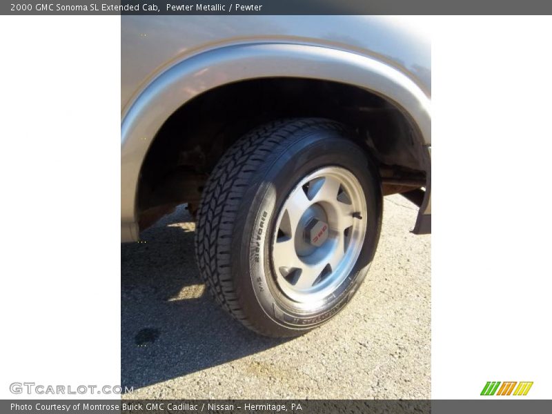 Pewter Metallic / Pewter 2000 GMC Sonoma SL Extended Cab