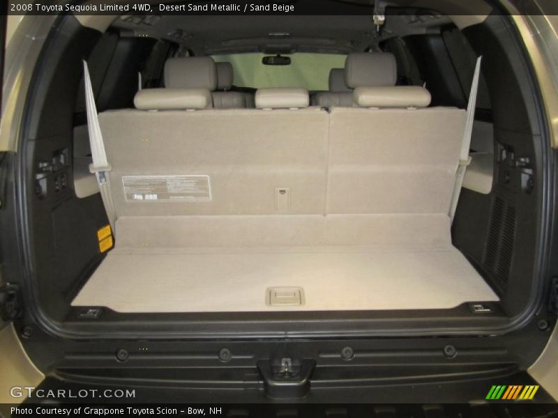 Desert Sand Metallic / Sand Beige 2008 Toyota Sequoia Limited 4WD