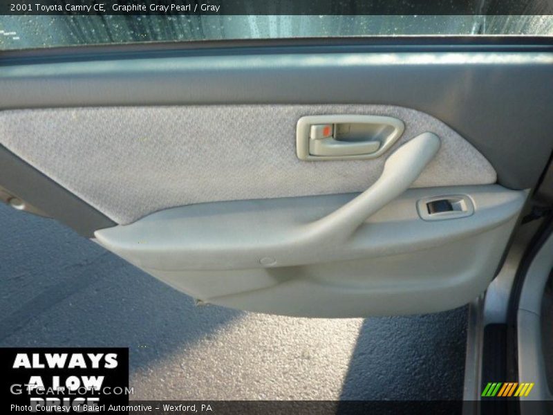 Graphite Gray Pearl / Gray 2001 Toyota Camry CE