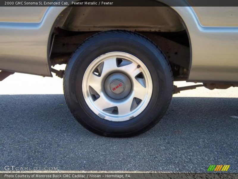 Pewter Metallic / Pewter 2000 GMC Sonoma SL Extended Cab