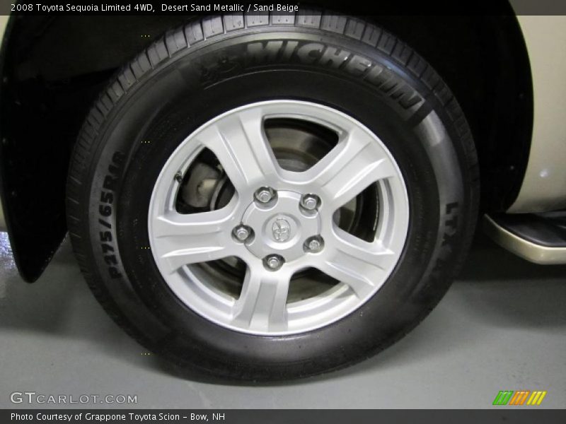 Desert Sand Metallic / Sand Beige 2008 Toyota Sequoia Limited 4WD