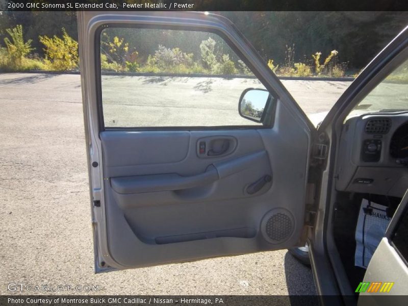 Pewter Metallic / Pewter 2000 GMC Sonoma SL Extended Cab