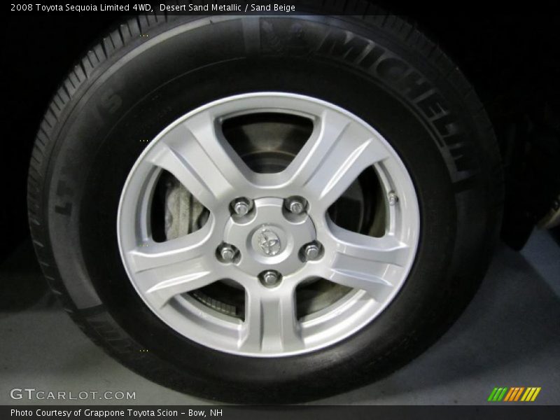 Desert Sand Metallic / Sand Beige 2008 Toyota Sequoia Limited 4WD