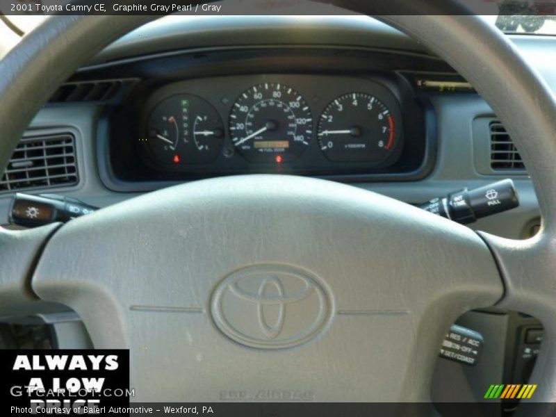 Graphite Gray Pearl / Gray 2001 Toyota Camry CE