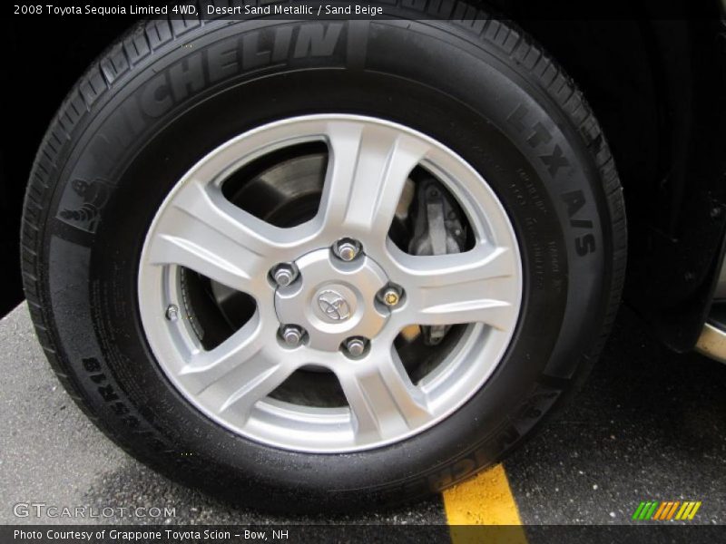 Desert Sand Metallic / Sand Beige 2008 Toyota Sequoia Limited 4WD
