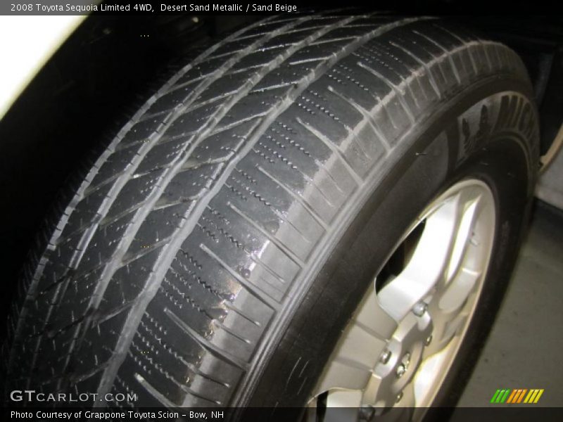 Desert Sand Metallic / Sand Beige 2008 Toyota Sequoia Limited 4WD