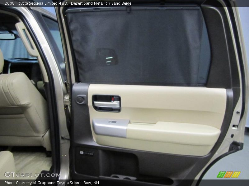 Desert Sand Metallic / Sand Beige 2008 Toyota Sequoia Limited 4WD