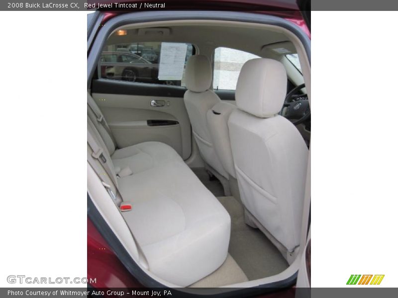 Red Jewel Tintcoat / Neutral 2008 Buick LaCrosse CX