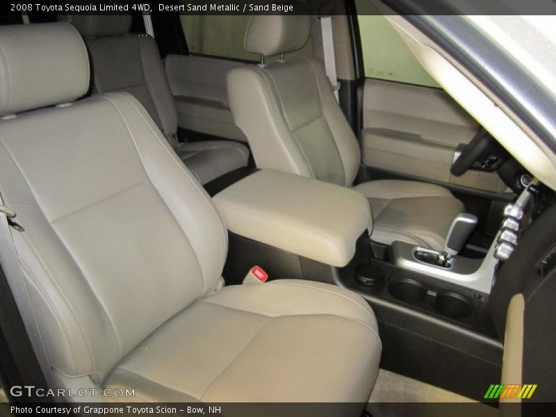 Desert Sand Metallic / Sand Beige 2008 Toyota Sequoia Limited 4WD