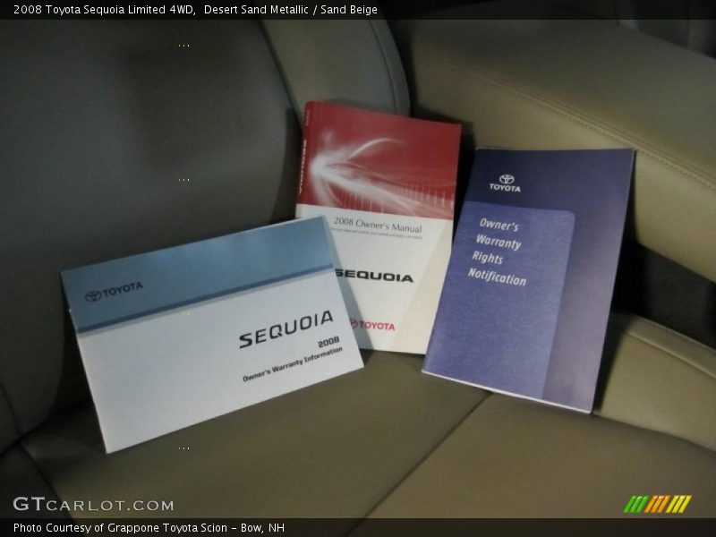 Desert Sand Metallic / Sand Beige 2008 Toyota Sequoia Limited 4WD