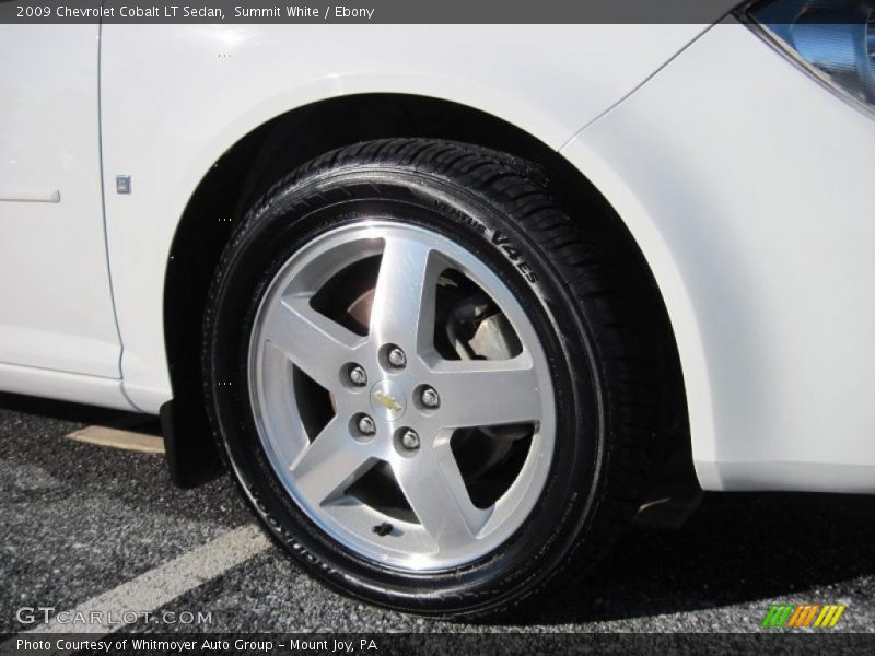 Summit White / Ebony 2009 Chevrolet Cobalt LT Sedan