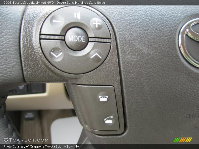 Desert Sand Metallic / Sand Beige 2008 Toyota Sequoia Limited 4WD
