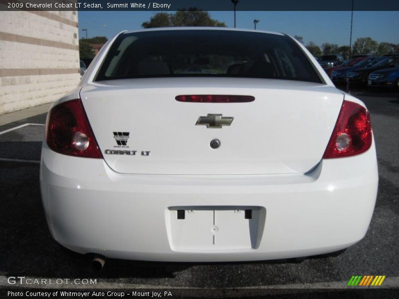 Summit White / Ebony 2009 Chevrolet Cobalt LT Sedan