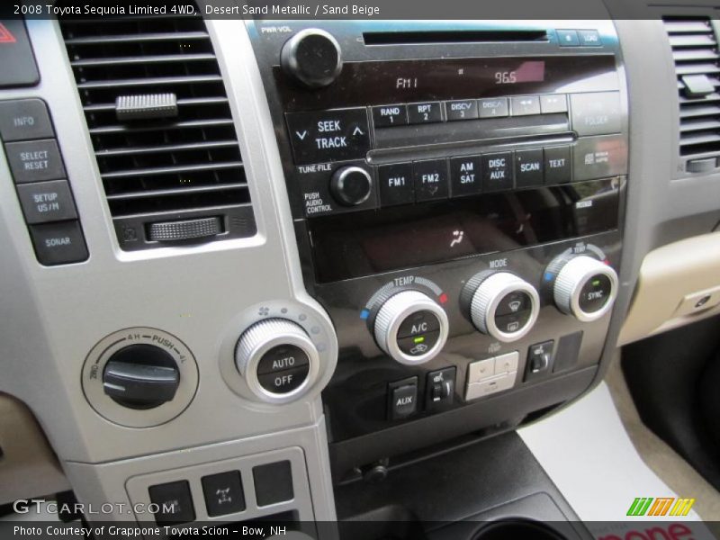 Desert Sand Metallic / Sand Beige 2008 Toyota Sequoia Limited 4WD