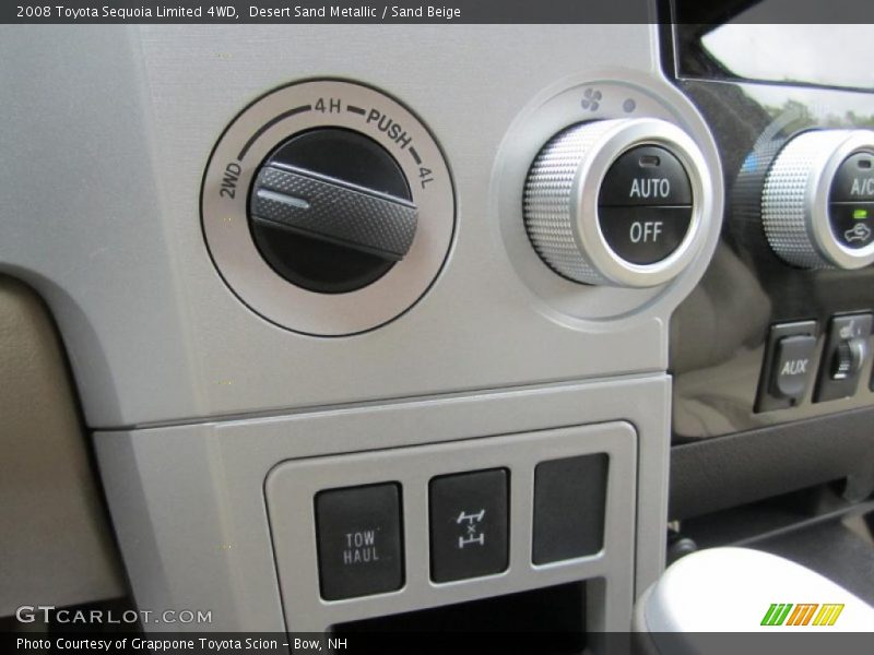 Desert Sand Metallic / Sand Beige 2008 Toyota Sequoia Limited 4WD