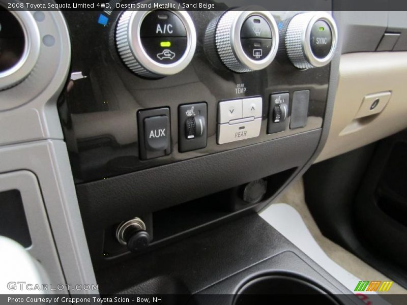 Desert Sand Metallic / Sand Beige 2008 Toyota Sequoia Limited 4WD