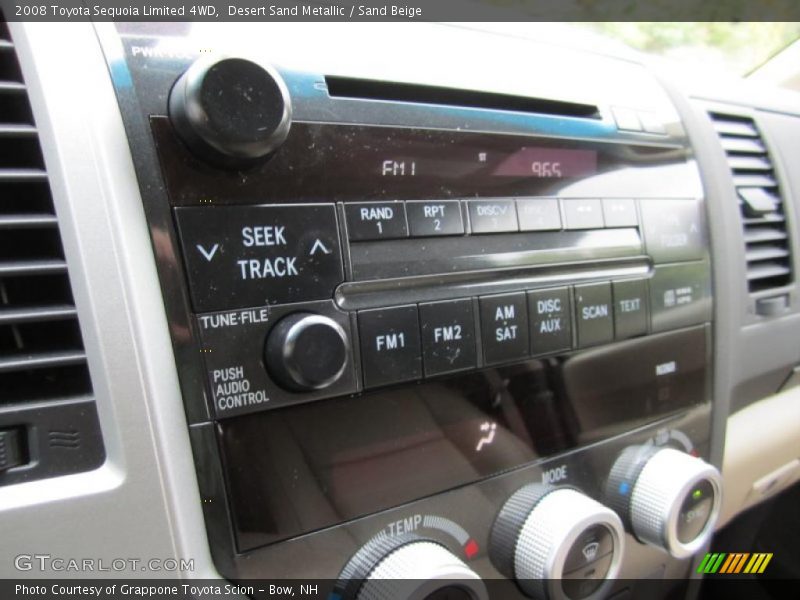 Desert Sand Metallic / Sand Beige 2008 Toyota Sequoia Limited 4WD