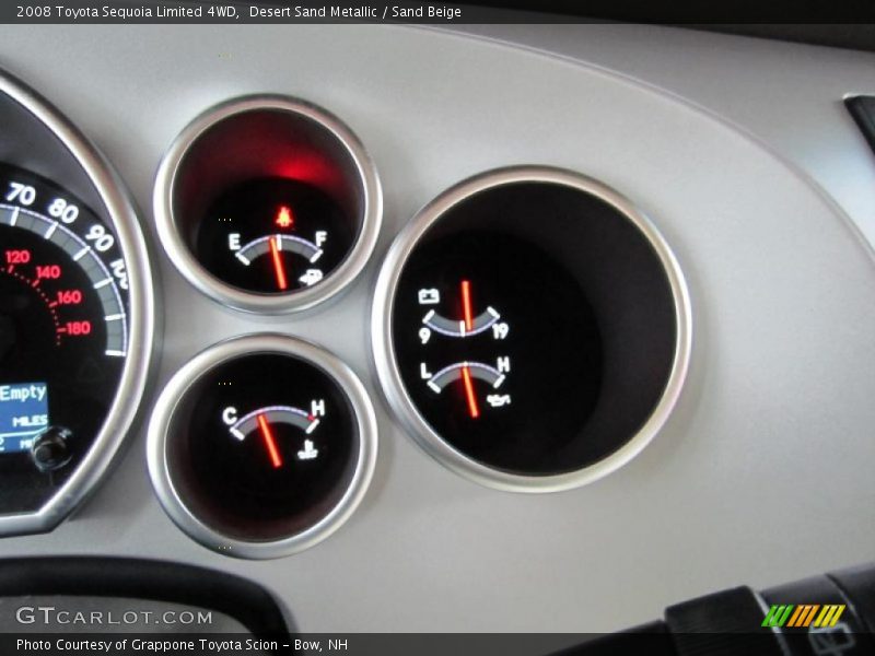 Desert Sand Metallic / Sand Beige 2008 Toyota Sequoia Limited 4WD