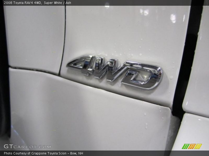 Super White / Ash 2008 Toyota RAV4 4WD