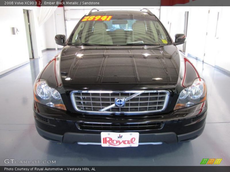 Ember Black Metallic / Sandstone 2008 Volvo XC90 3.2