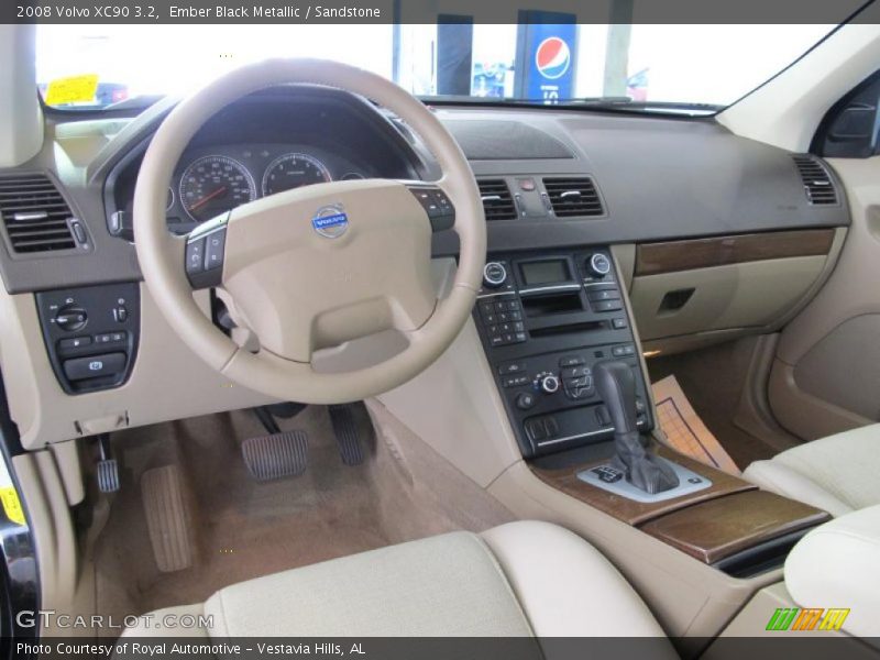 Ember Black Metallic / Sandstone 2008 Volvo XC90 3.2