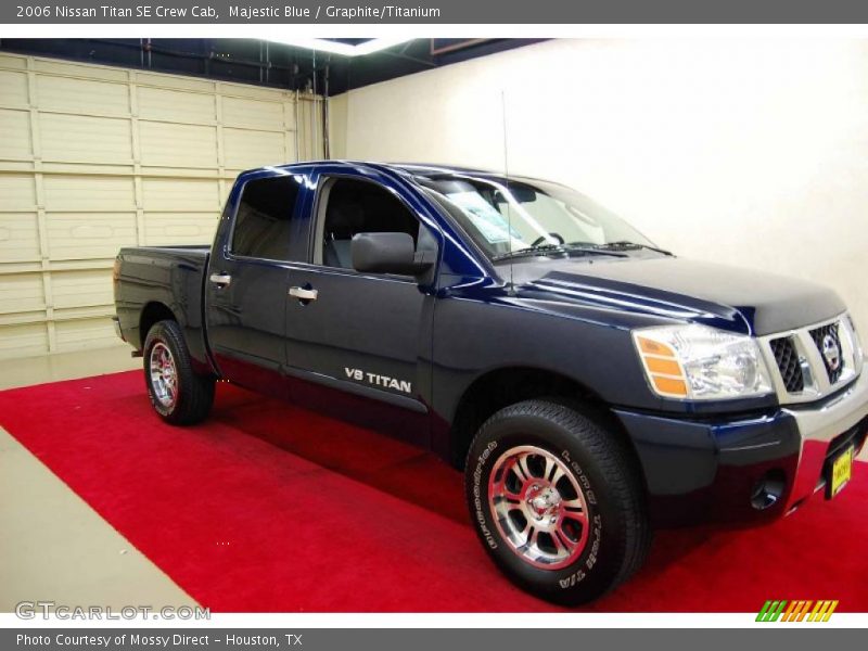 Majestic Blue / Graphite/Titanium 2006 Nissan Titan SE Crew Cab
