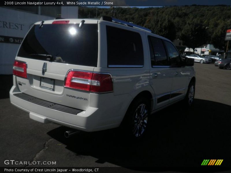 White Suede Metallic / Stone 2008 Lincoln Navigator Luxury 4x4