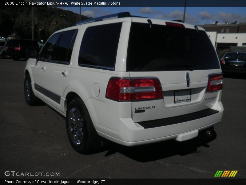 White Suede Metallic / Stone 2008 Lincoln Navigator Luxury 4x4