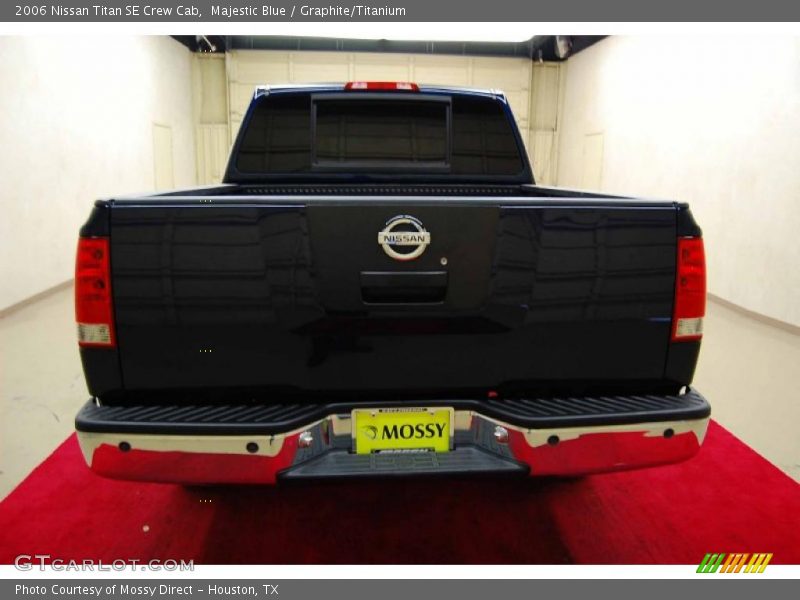 Majestic Blue / Graphite/Titanium 2006 Nissan Titan SE Crew Cab