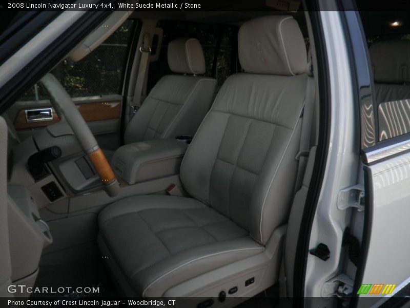 White Suede Metallic / Stone 2008 Lincoln Navigator Luxury 4x4