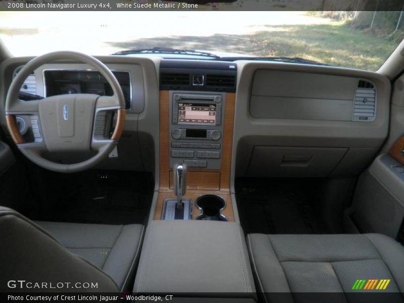 White Suede Metallic / Stone 2008 Lincoln Navigator Luxury 4x4