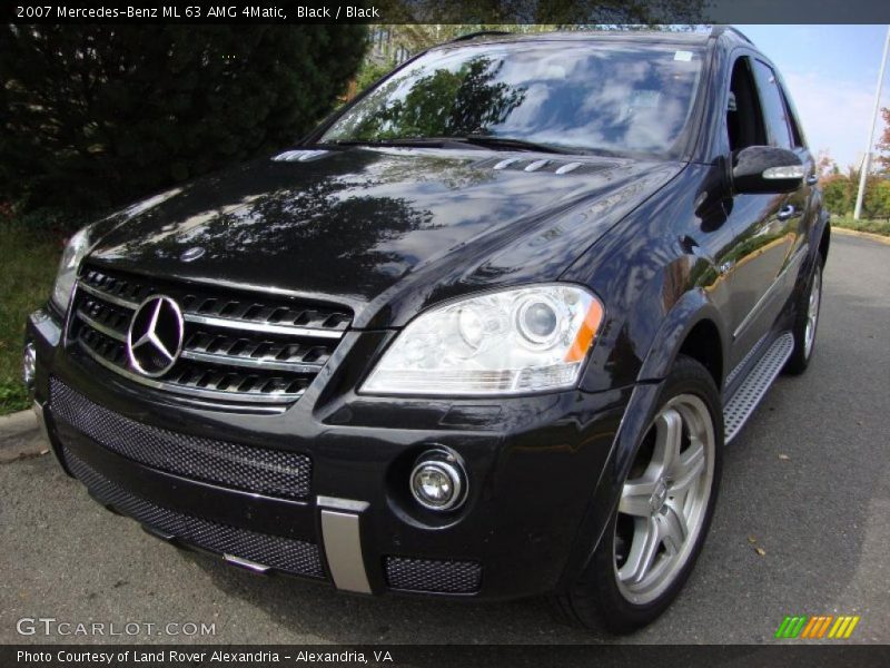 Black / Black 2007 Mercedes-Benz ML 63 AMG 4Matic