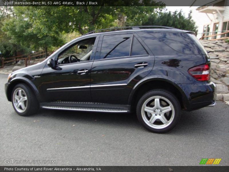 Black / Black 2007 Mercedes-Benz ML 63 AMG 4Matic